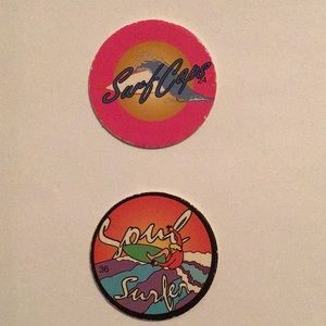 Lot of 2 POGS   Soul Surfer #36 & Surf Caps #24